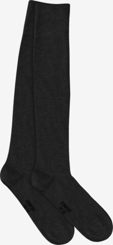 Chaussettes montantes normani en noir