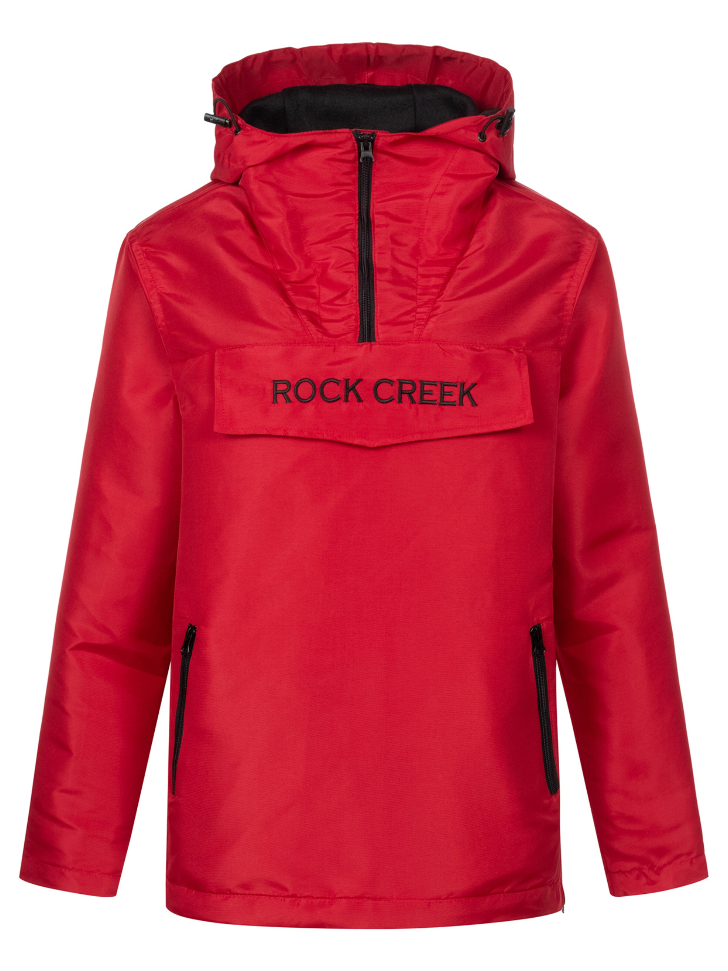 Rock Creek Jacke in rot / schwarz, Produktansicht