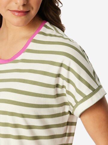 SCHIESSER - Camiseta de noche ' Casual Essentials ' en verde