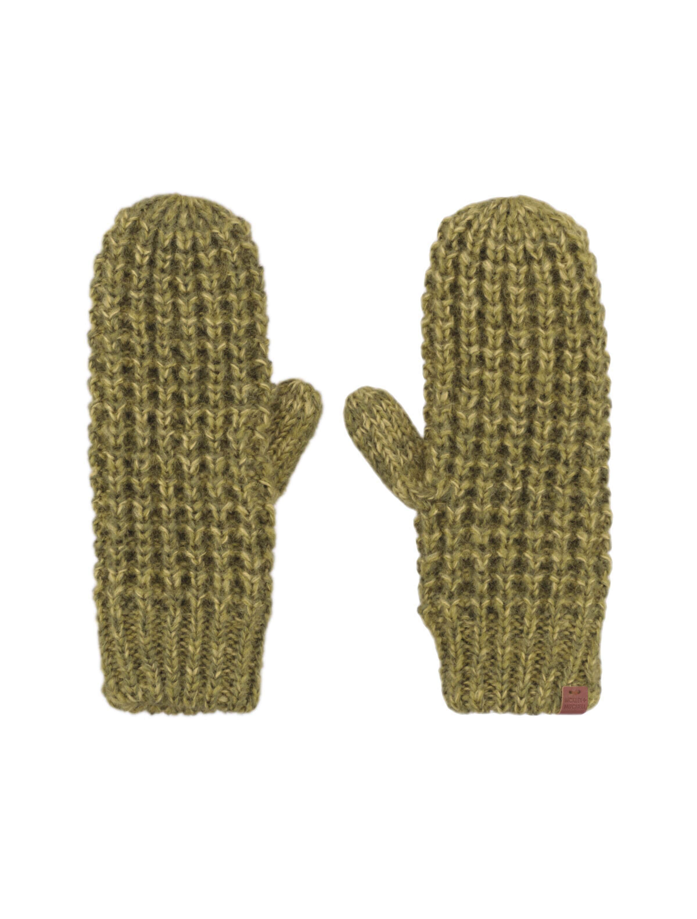 Bickley + Mitchell Μονοκόμματα γάντια σε πράσινο: μπροστά