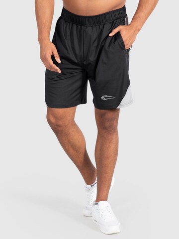 Smilodox Regular Workout Pants 'Maison' in Black: front