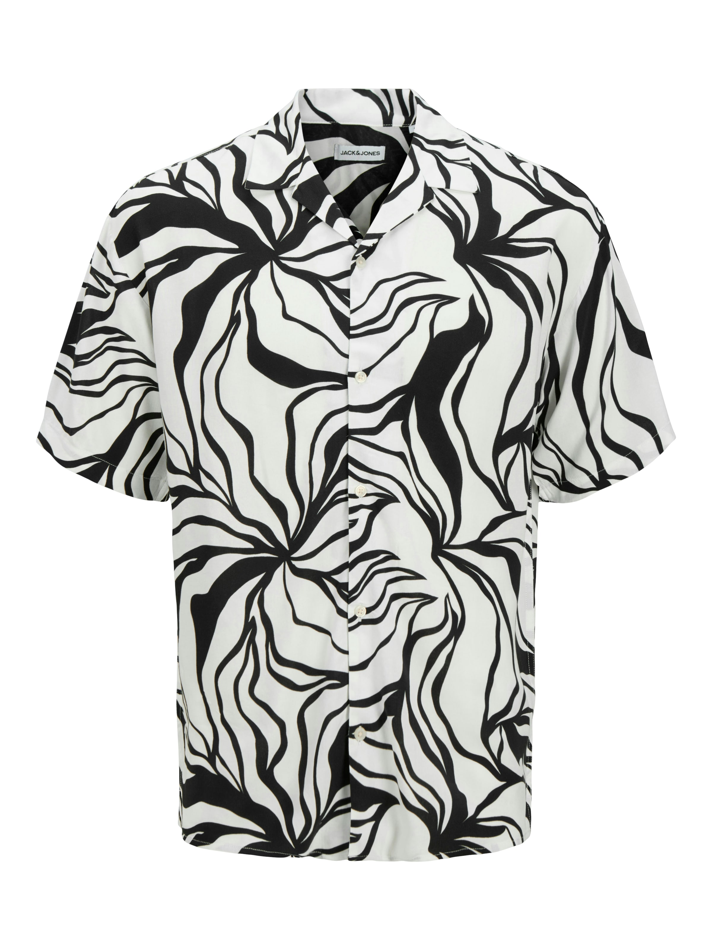 JACK & JONES Comfort Fit Πουκάμισο 'JJJEFF' σε λευκό: μπροστά