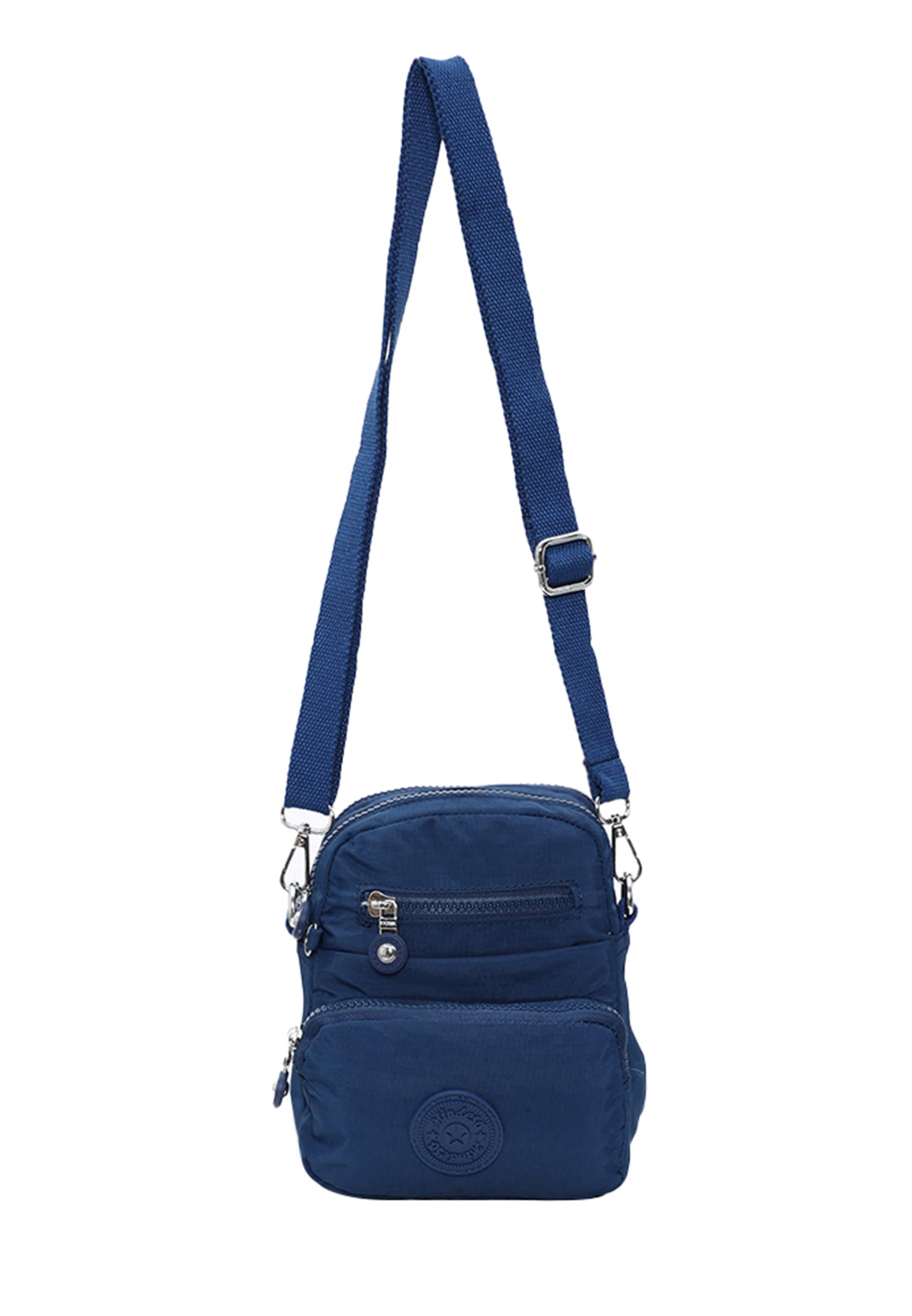 Mindesa - Mala de ombro em azul: frente