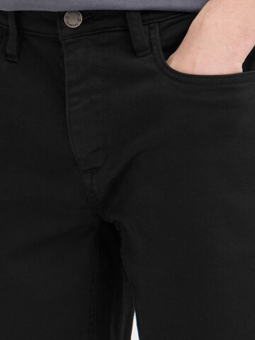 BLEND Regular Jeansshorts in Schwarz