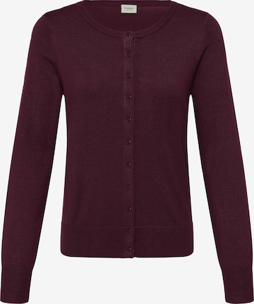 Fransa Knit cardigan in Red: front