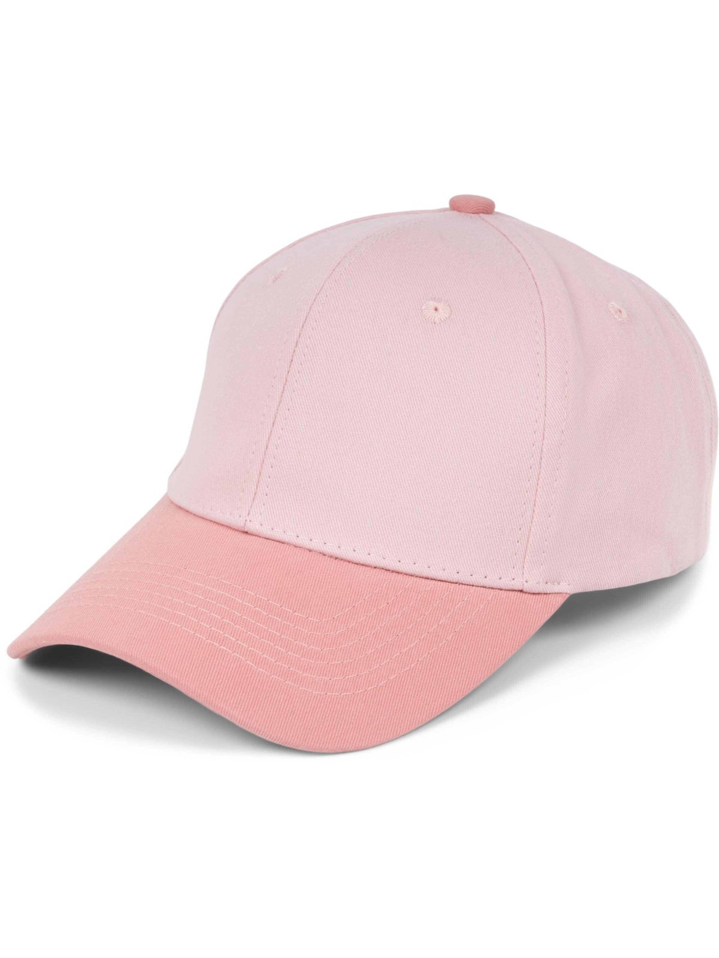 styleBREAKER Cap 'Baseball Cap Zweifarbig Pastell' in Orange: front