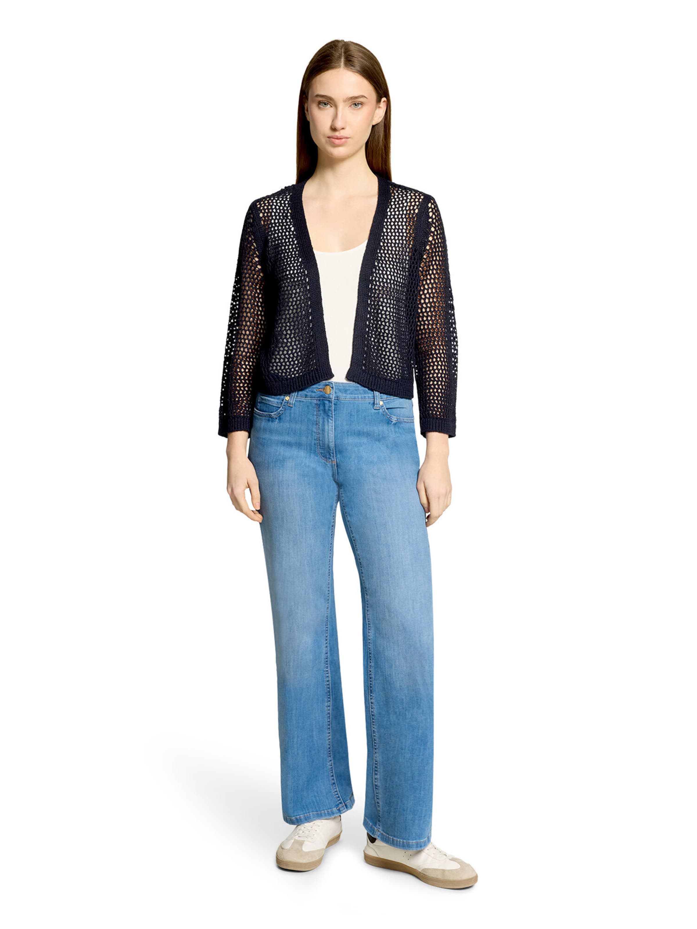 Betty Barclay Gebreid vest in Blauw