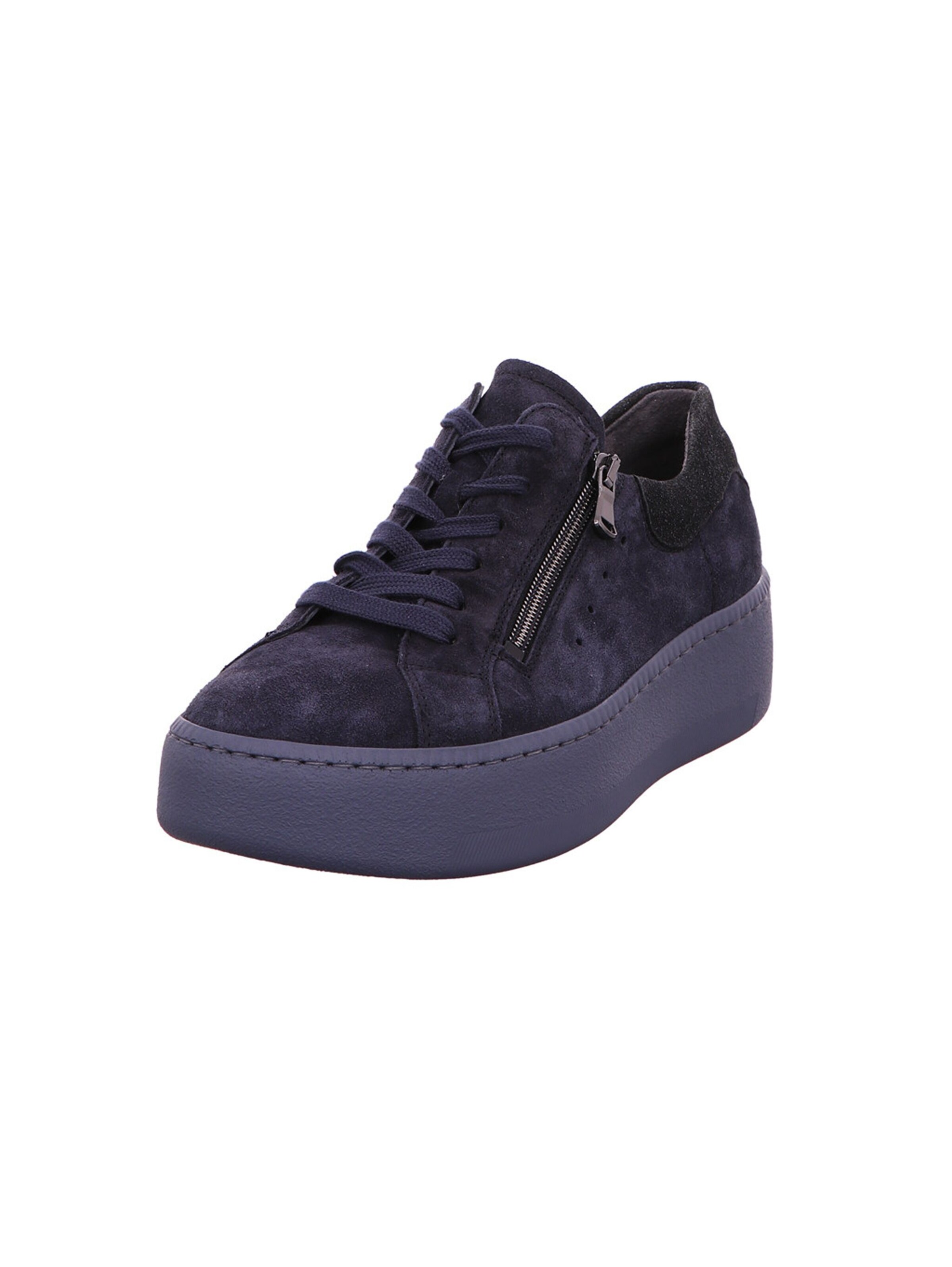 WALDLÄUFER Schnürschuh 'H-Nicky' in Blau: Vorderseite