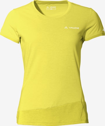 VAUDE Performance Shirt 'Sveit' in Yellow: front