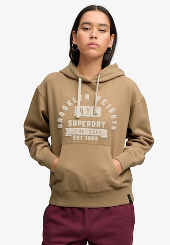 Sweat-shirt 'Vintage' Superdry & Co en beige : devant