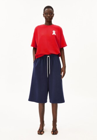 ARMEDANGELS Sweatshirt 'BAMIKA' in Red: front