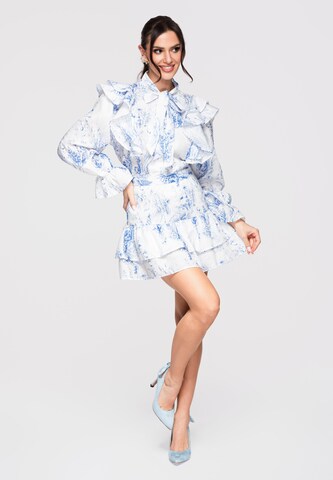 Ombre Bluse 'OW-SH-E0001' in Blau