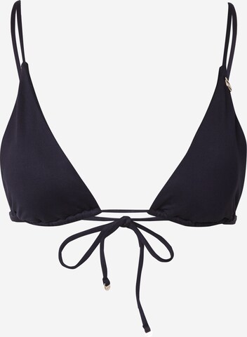 BOSS Triangle Bikini Top 'BELLA' in Black: front