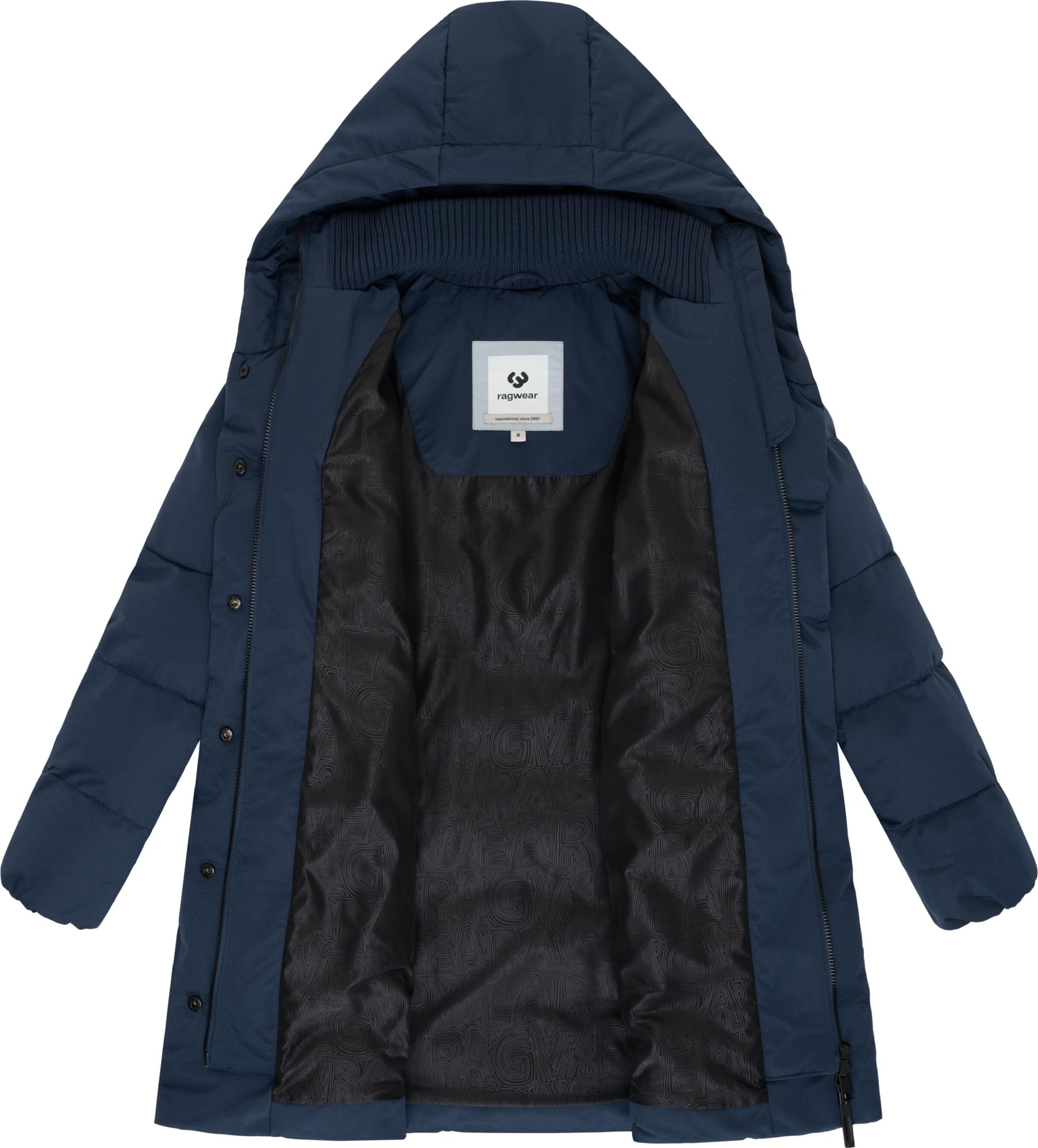 Ragwear Wintermantel 'Niani' in Blauw