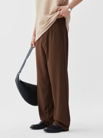 Loosefit Pantaloni 'Tampa' di VAMOS CLO in marrone: frontale