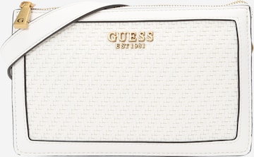 GUESS Crossbody Bag 'Abey' in White: front