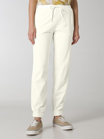 DEHA Tapered Sports trousers in Beige: front