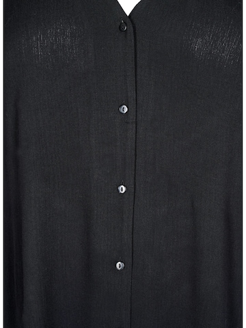 Swim by Zizzi Obleka za na plažo 'Slulu' | črna barva