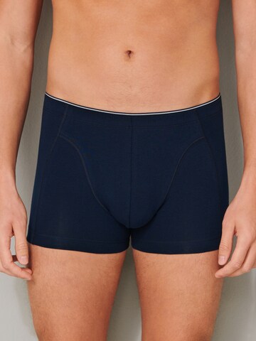 SCHIESSER - Calzoncillo boxer en azul: frente