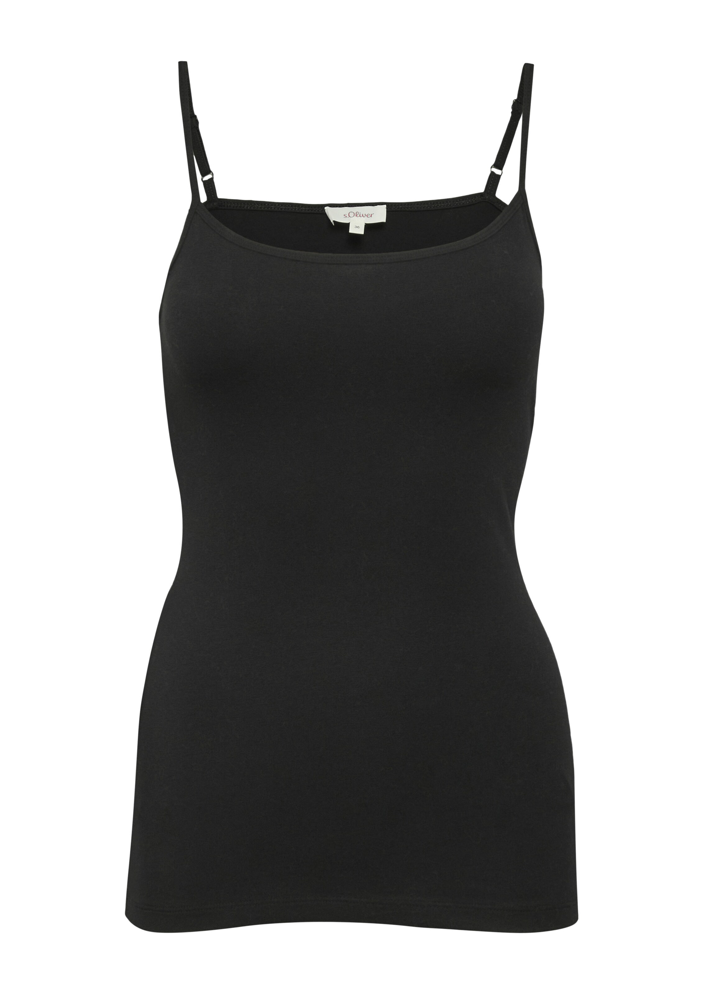 s.Oliver Top in Zwart: voorkant