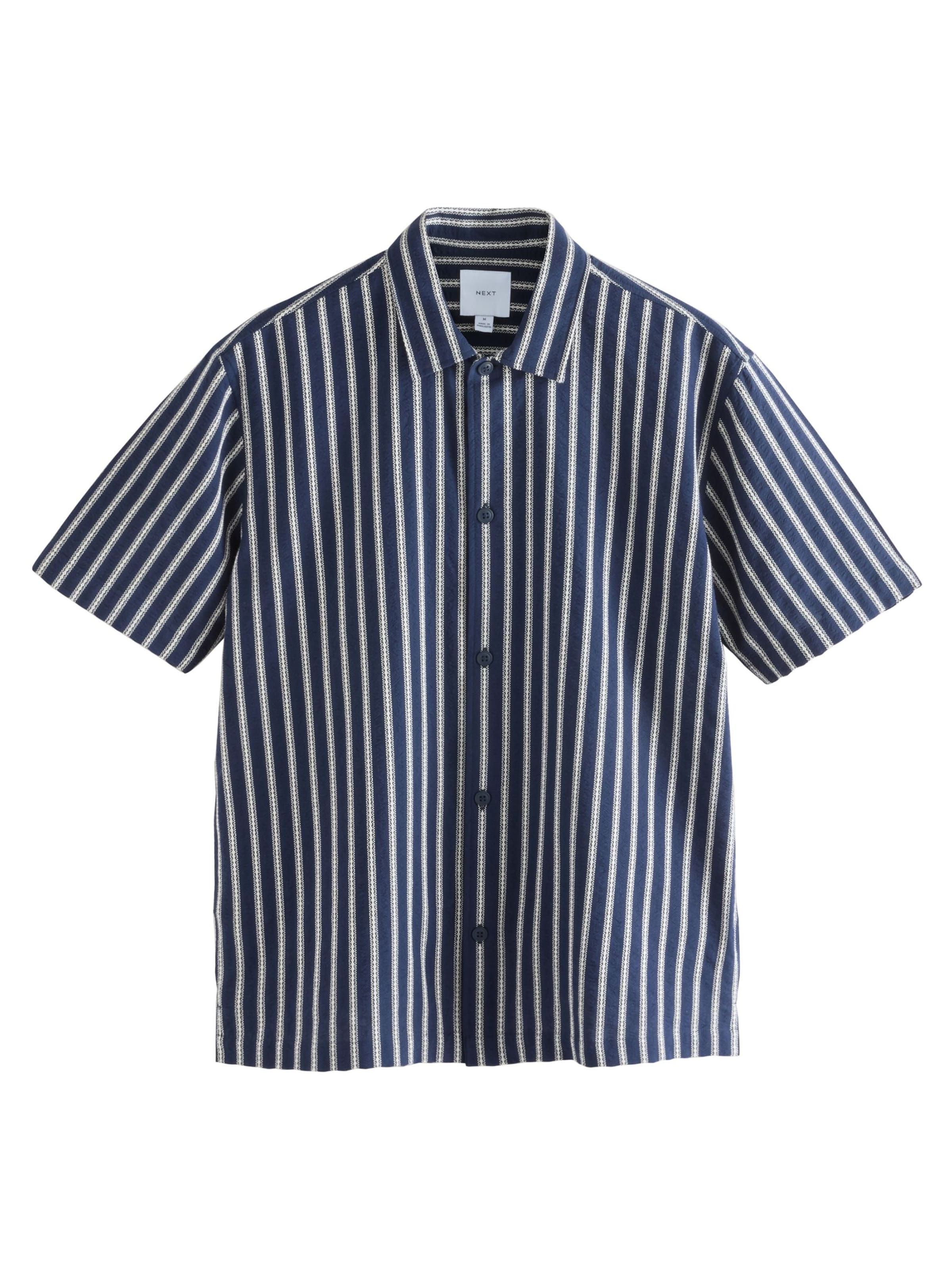 Next Regular fit Srajca | modra barva: sprednja stran