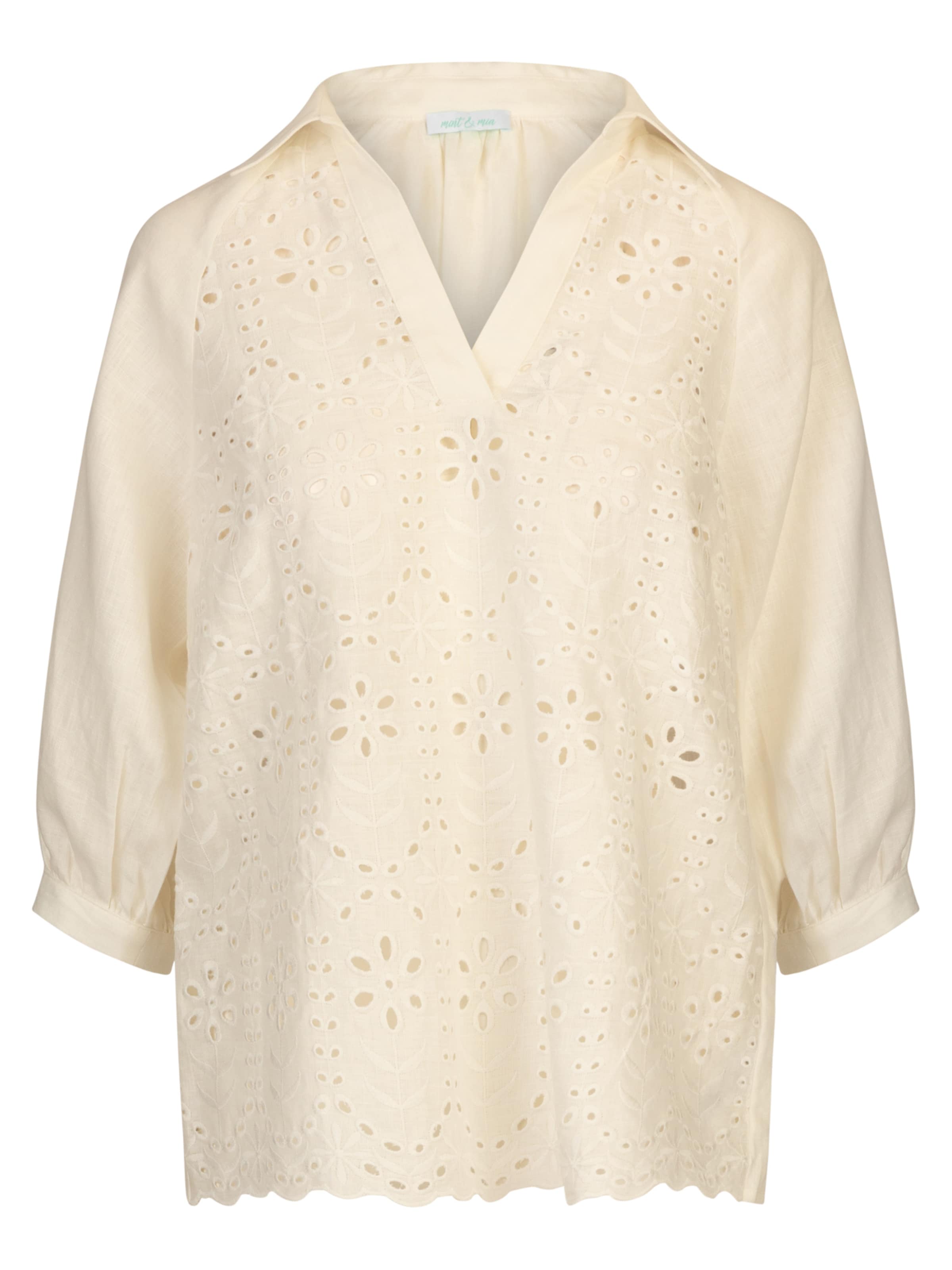 mint & mia Blouse in Beige: front