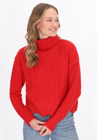 MYMO - Pullover em vermelho: frente