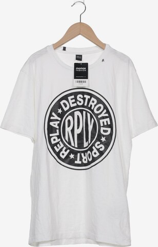 REPLAY T-Shirt L in Weiß: predná strana