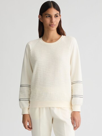 Sweat-shirt Liu Jo en blanc : devant