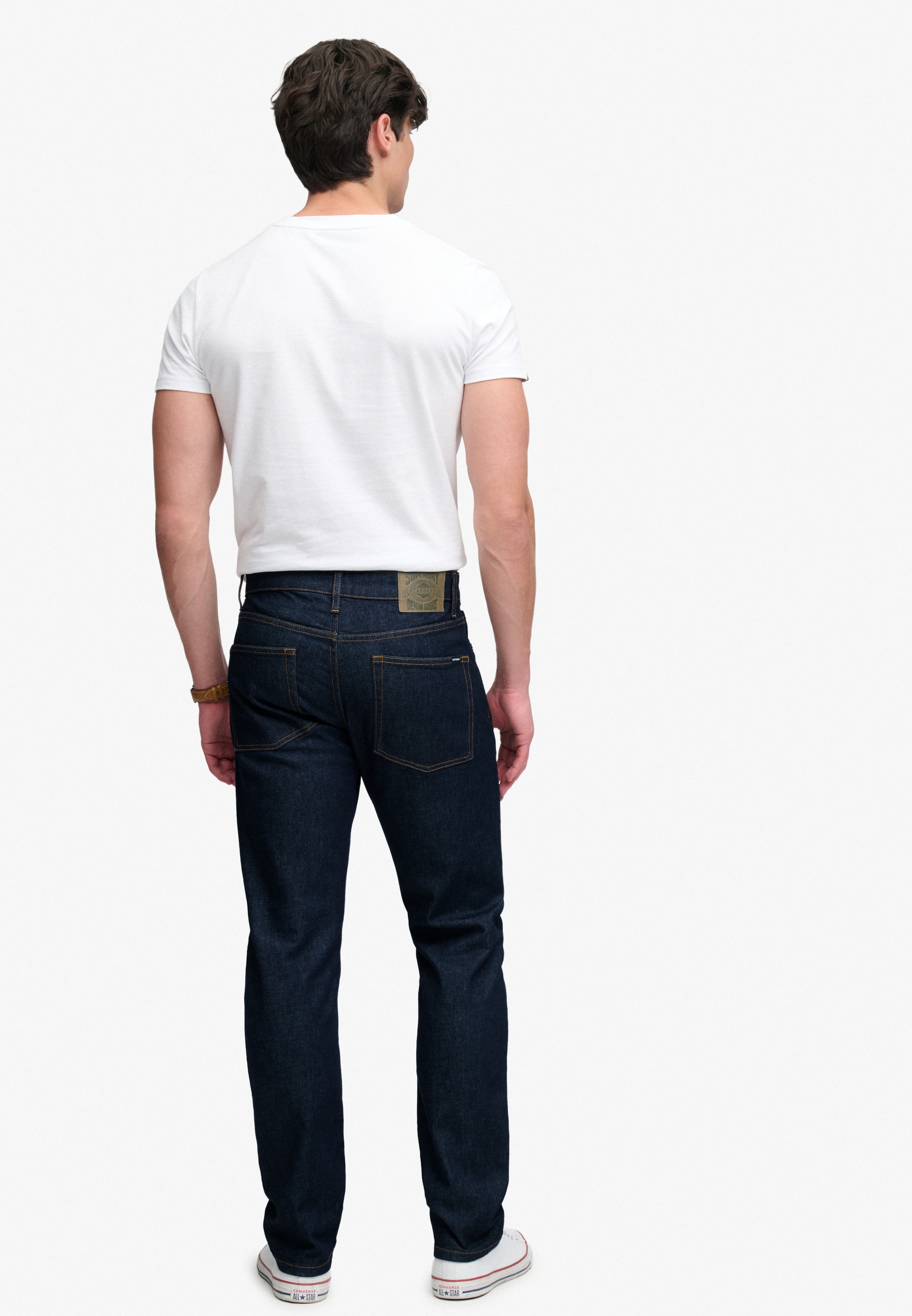 Superdry & Co Slimfit Jeans in Zwart