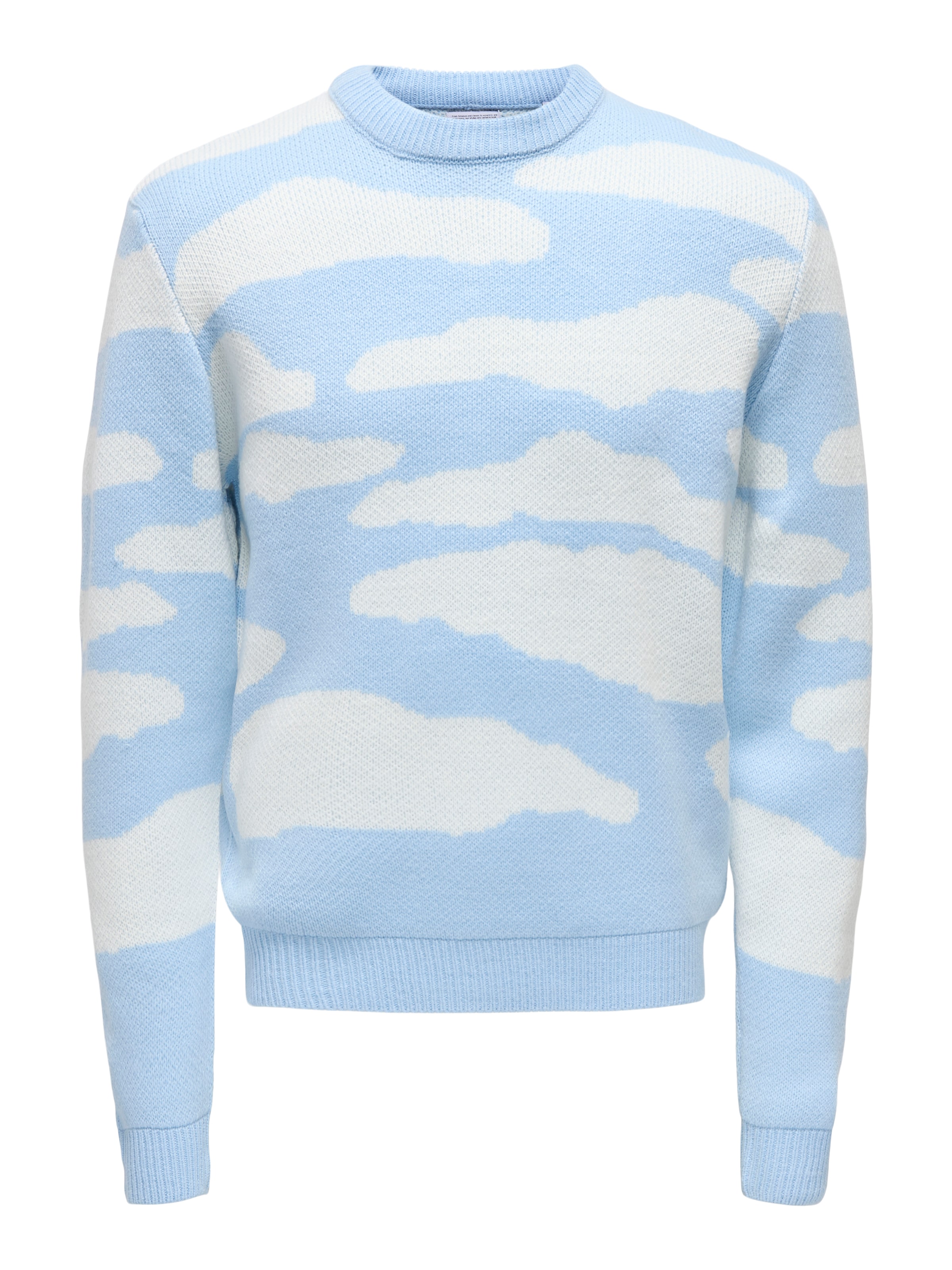 Only & Sons Pulover 'ONSCLARK' | modra barva: sprednja stran