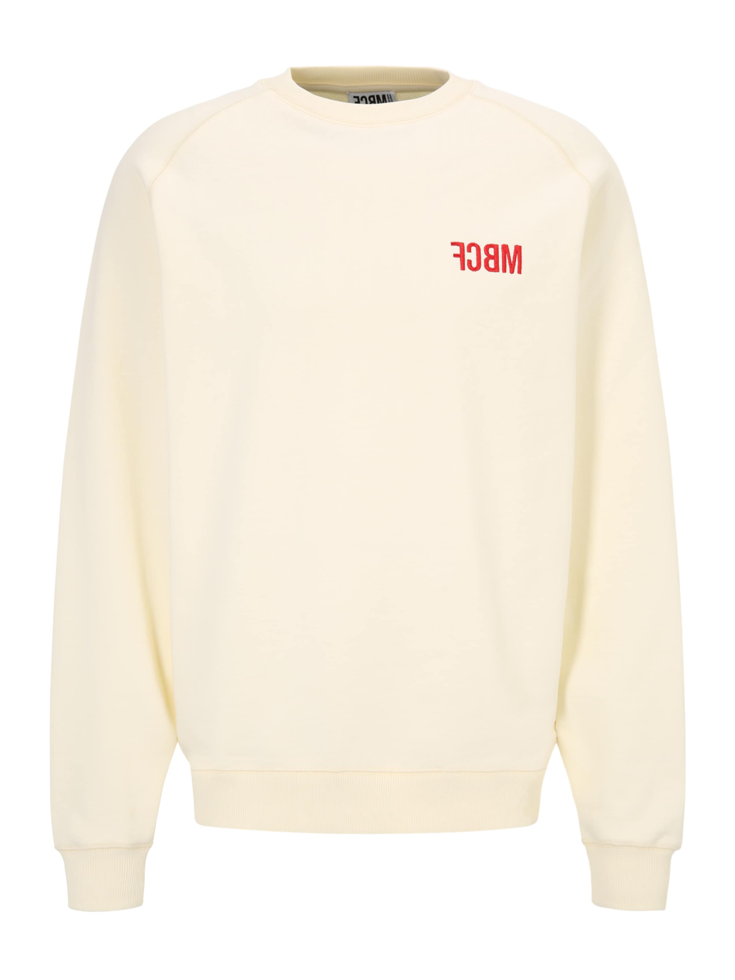 FCBM Μπλούζα φούτερ 'Charlie' σε άμμος / ανοικτό γκρι / ανοικτό κόκκινο, Άποψη προϊόντος