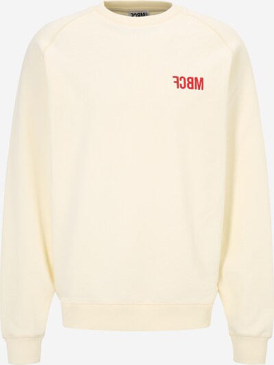 FCBM Sweatshirt 'Charlie' em areia / cinzento claro / vermelho claro, Vista do produto
