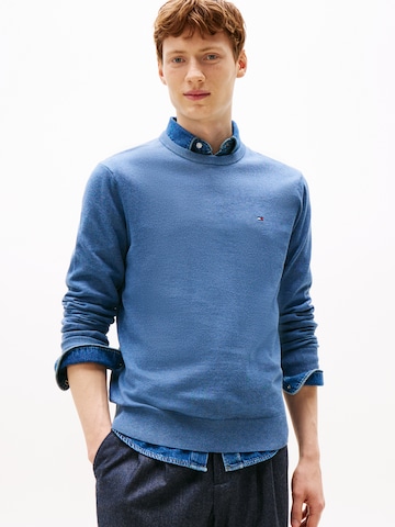 Pulover 'ESSENTIAL' de la TOMMY HILFIGER pe albastru: față