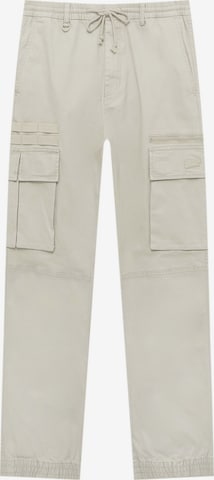 Pull&BearCargo hlače - siva boja: prednji dio