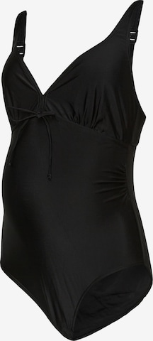 MAMALICIOUS Triangle Swimsuit 'Josefine' in Black