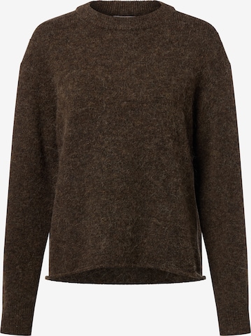 Pull-over Marie Lund en marron : devant