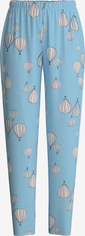 CALIDA Pyjamahose 'Favourites Botanic' in Blau: Vorderseite