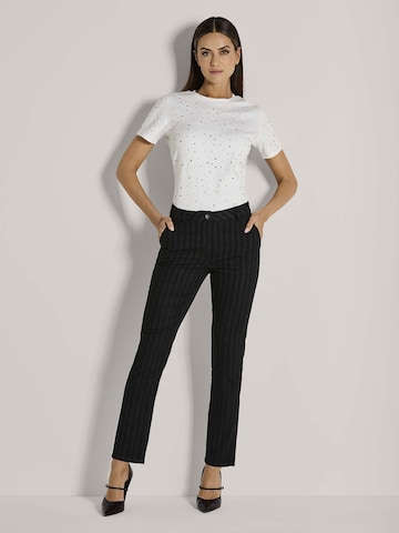 MADELEINE Tapered Broek in Zwart