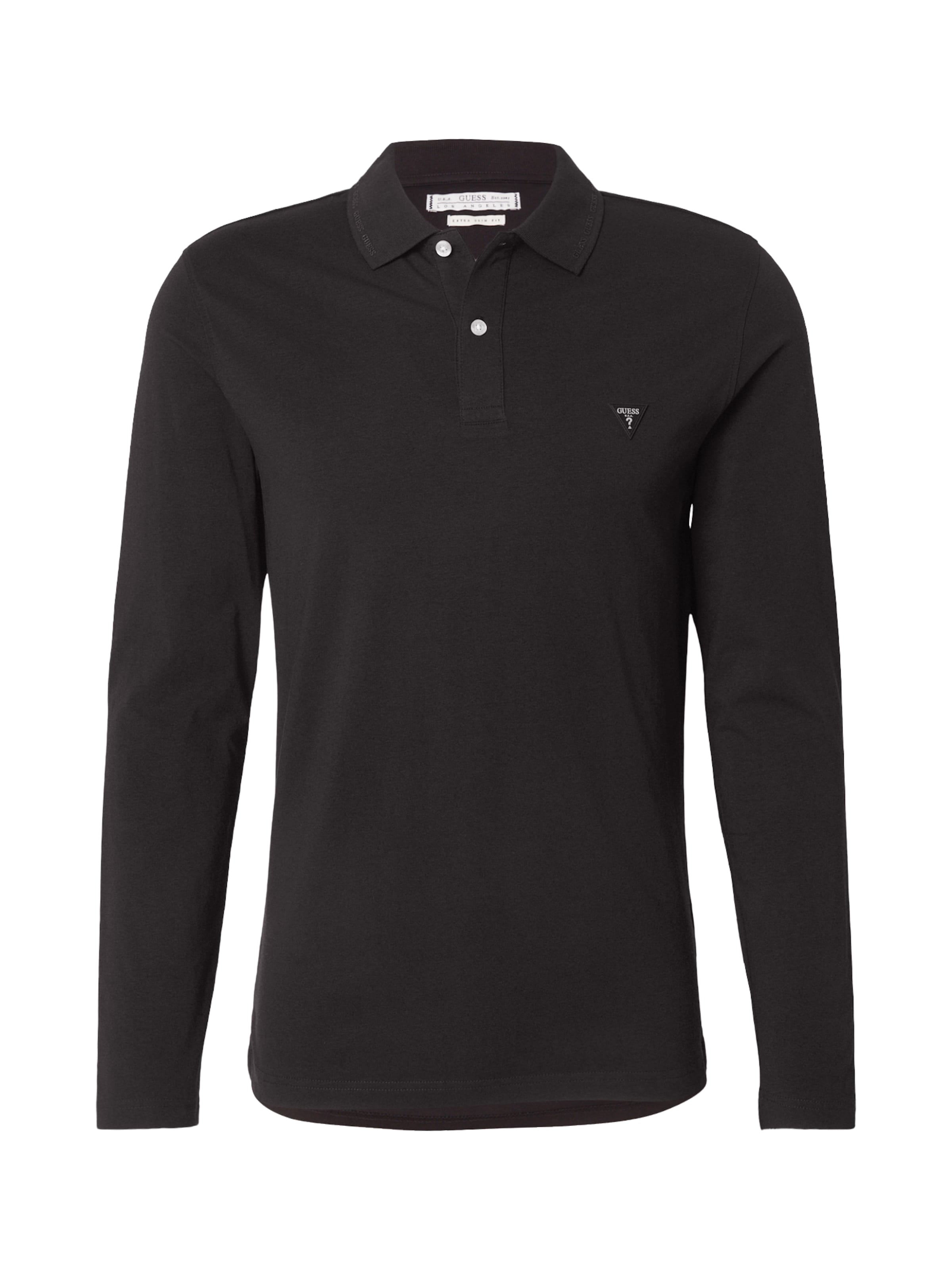T-Shirt GUESS en noir : devant