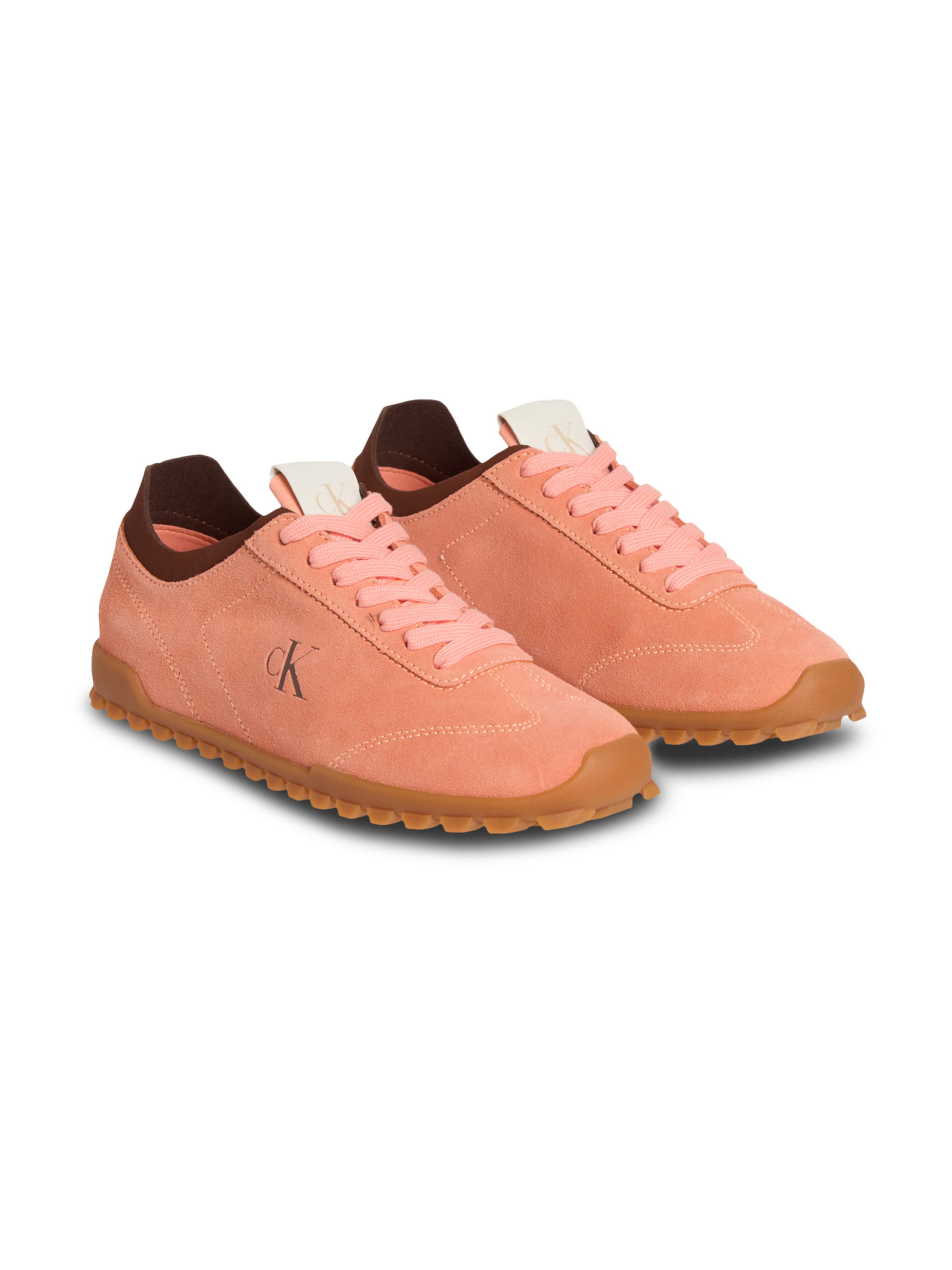 Sneaker bassa di Calvin Klein in arancione: frontale
