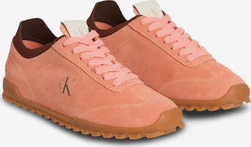 Calvin Klein Jeans Platform trainers in Orange: front