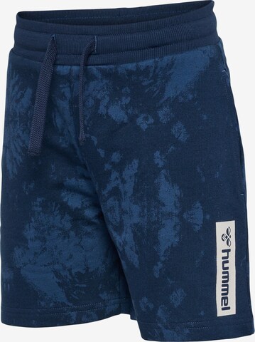 Hummel Regular Broek 'JUMP AOP' in Blauw