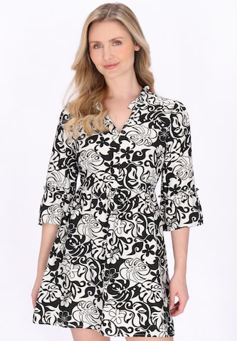 Usha Jurk in Zwart: voorkant