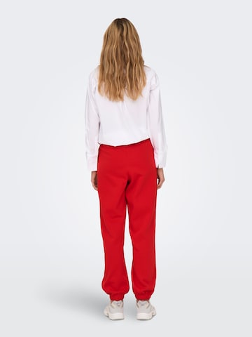 ONLY Конический (Tapered) Штаны 'ONLDeborah' в Красный