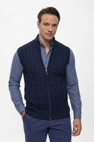 Felix Hardy Bodywarmer in Blauw: voorkant