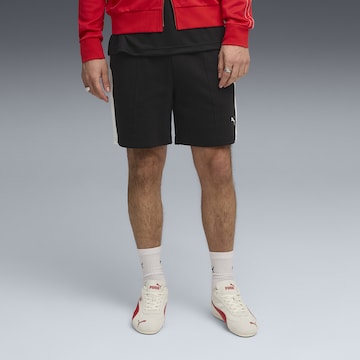 PUMA Regular Sportbroek in Zwart: voorkant