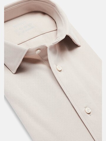 Boggi Milano Regular fit Button Up Shirt in Beige