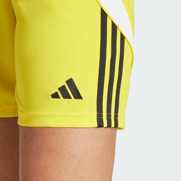 ADIDAS PERFORMANCE Regular Sportbroek 'Tiro 24' in Geel