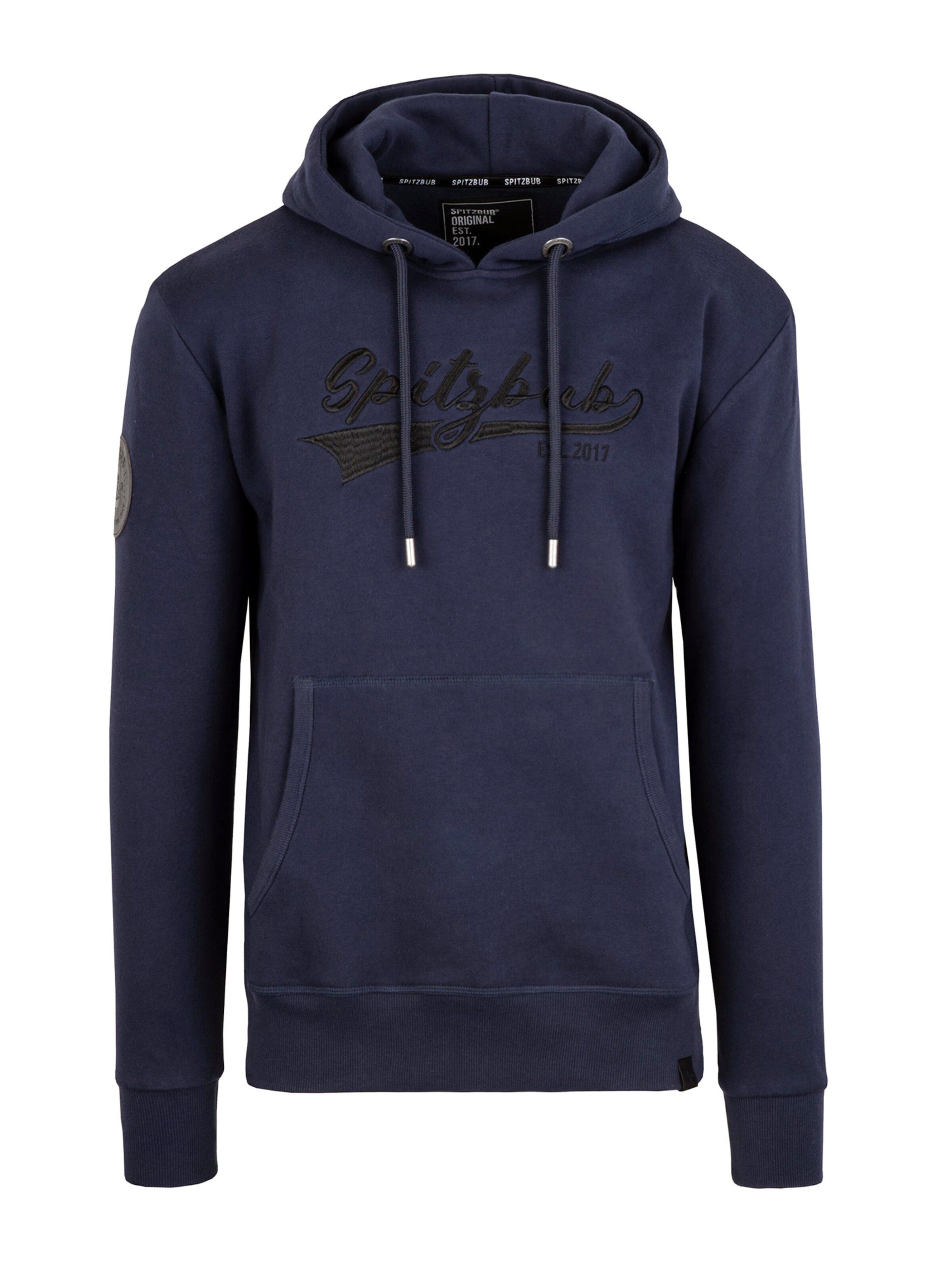 Sweat-shirt SPITZBUB en bleu : devant